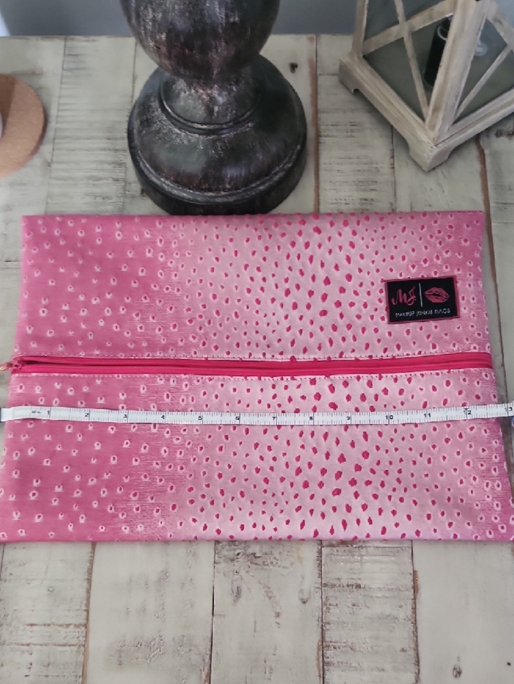 Makeup Junkie Bags Pink Cosmetic Pouch Trio with Tassel - Picture 4 of 11